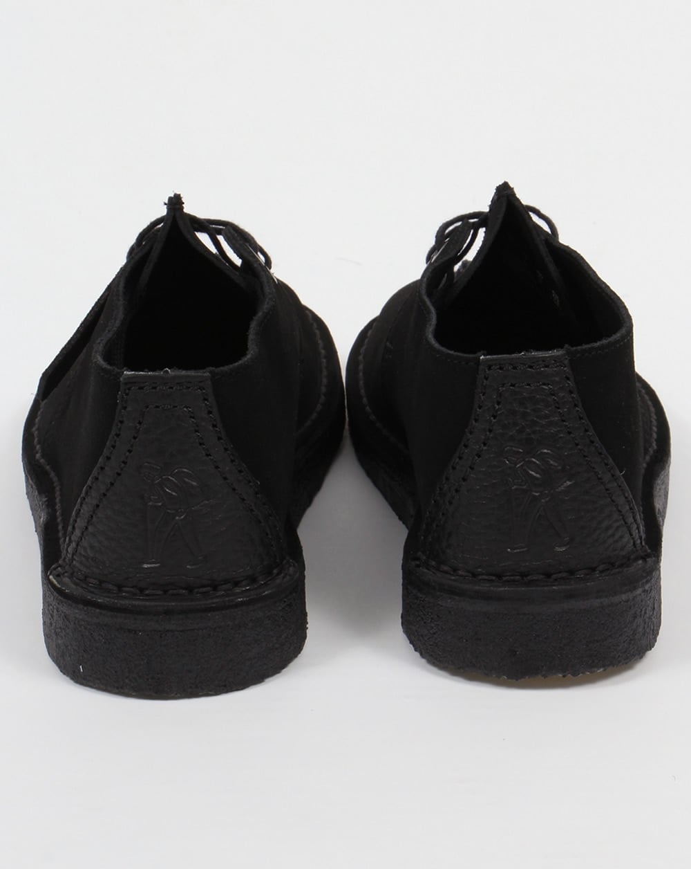 Clarks Originals Desert Trek Shoes In Suede Black