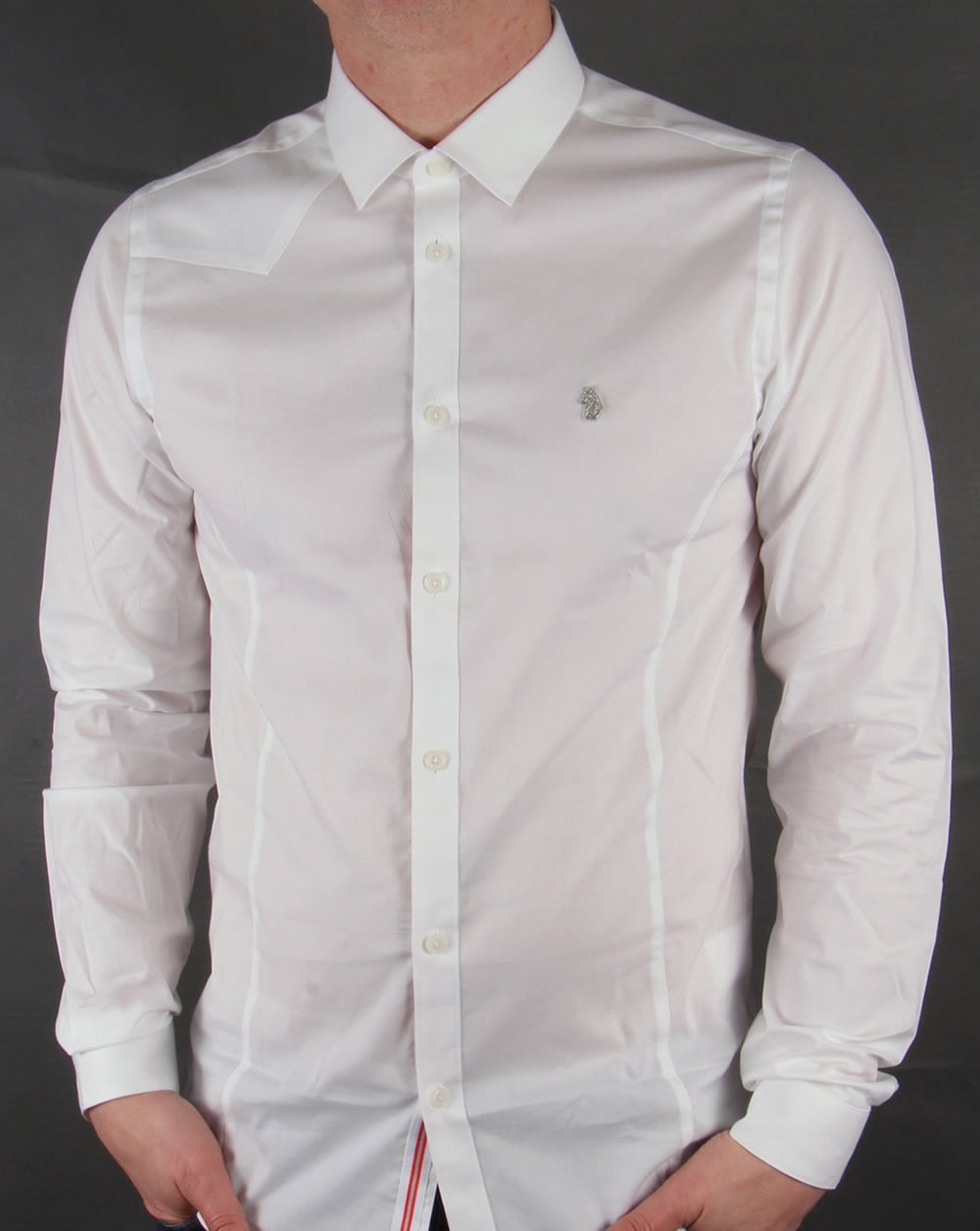 Luke Classic fitted Shirt White