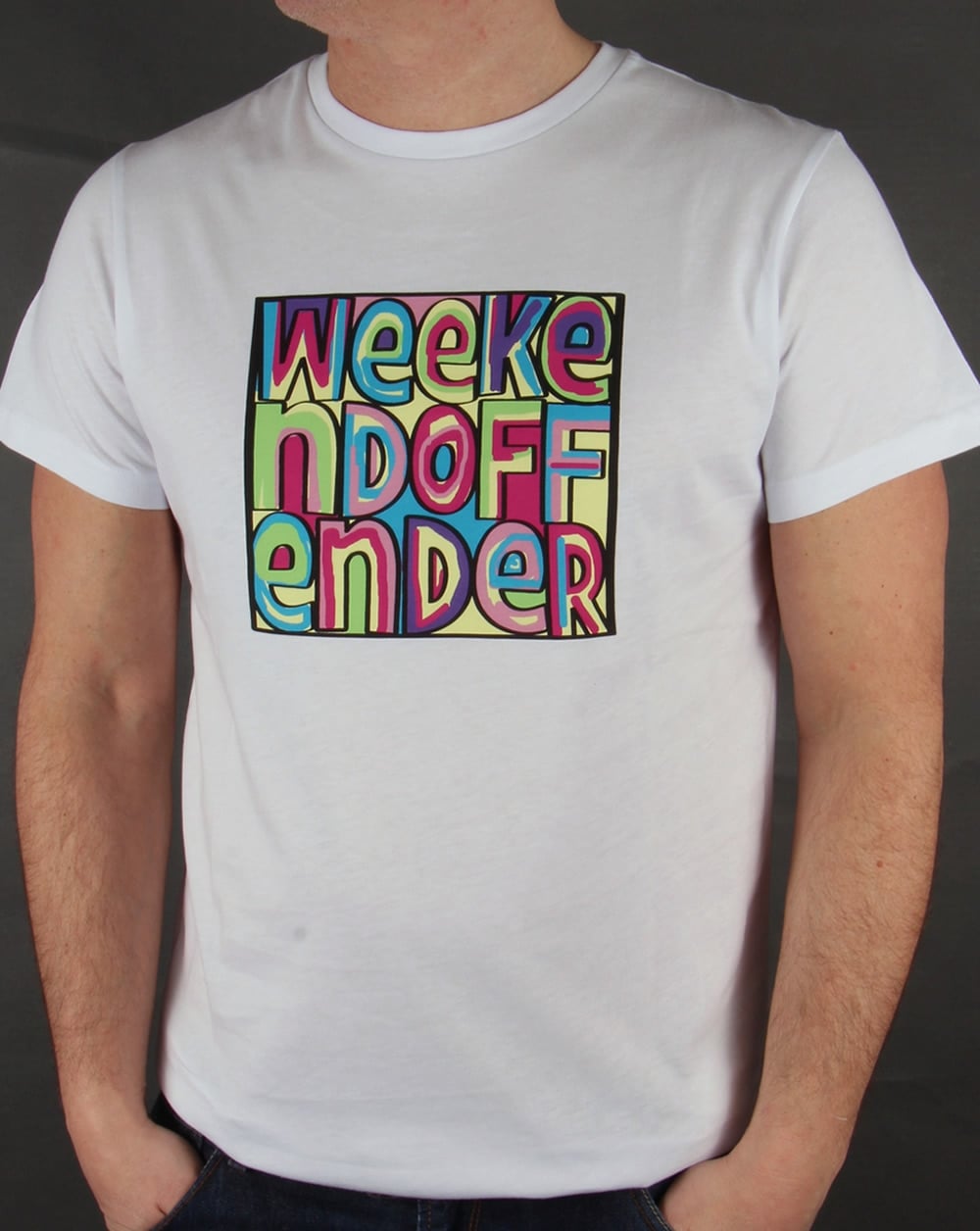 Weekend Offender Mad Cyril T-shirt White