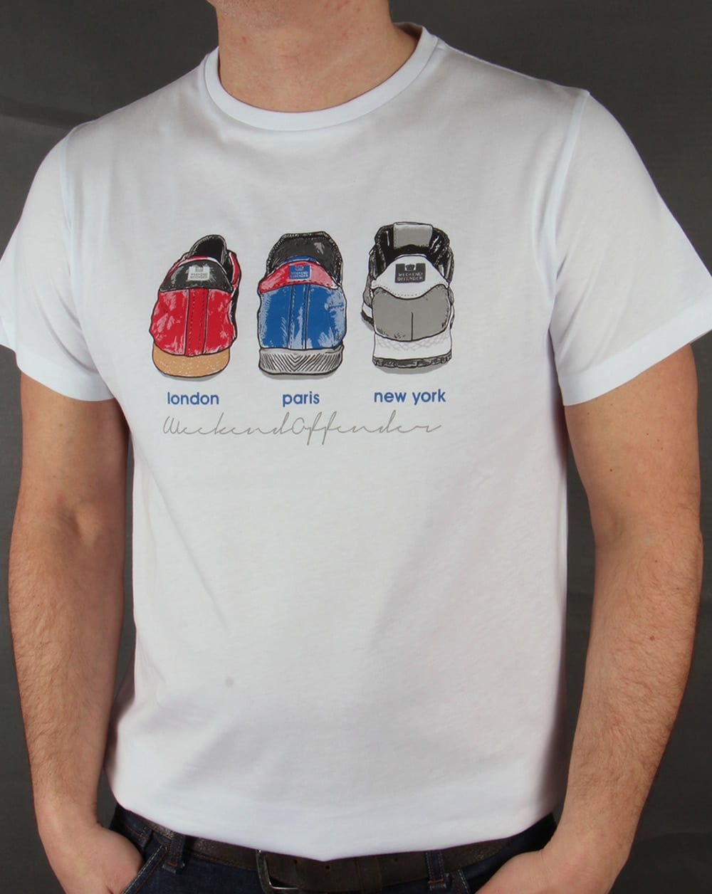 Weekend Offender Heels T-shirt White