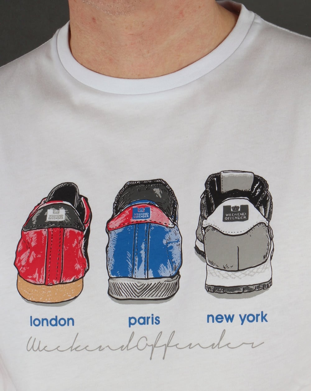 Weekend Offender Heels T-shirt White