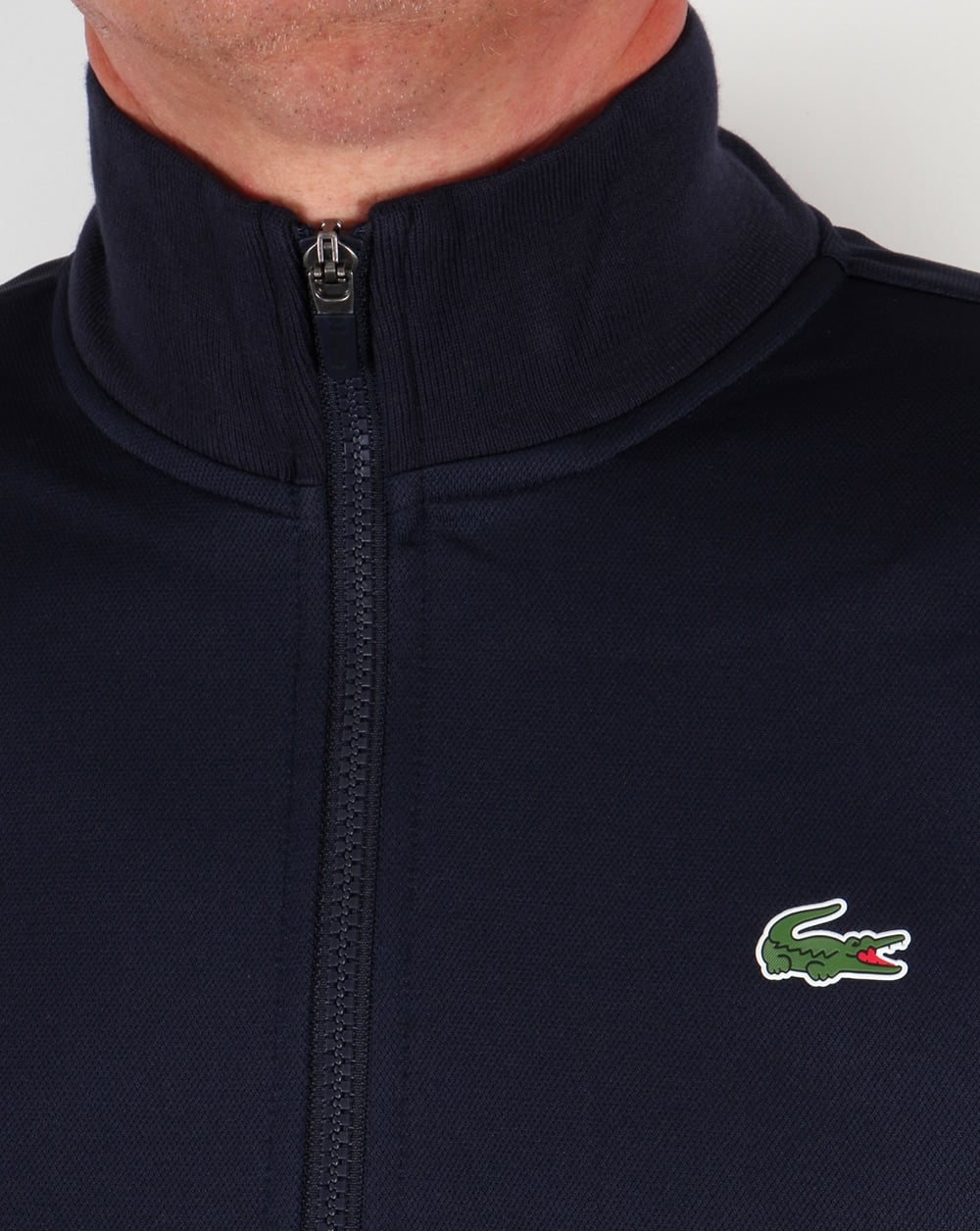 Lacoste Shoulder Stripe Track Top Navy/Royal/White