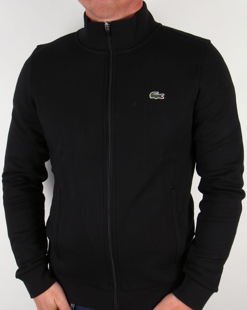 Lacoste Zip Up Track Top Black