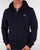 Lacoste Zip Through Hooded Sweatshirt in Navy
