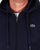 Lacoste Zip Through Hooded Sweatshirt in Navy