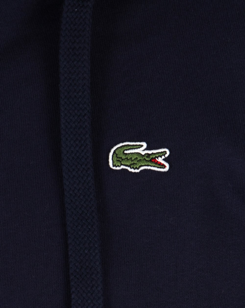 Lacoste Zip Through Hooded Sweatshirt in Navy