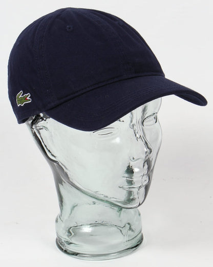 Lacoste Gabardine Baseball Cap Navy