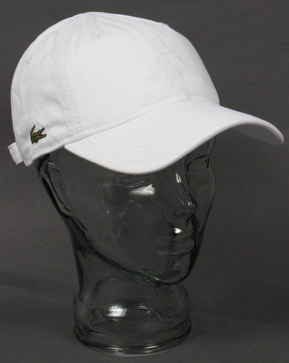 Lacoste Gabardine Baseball Cap White