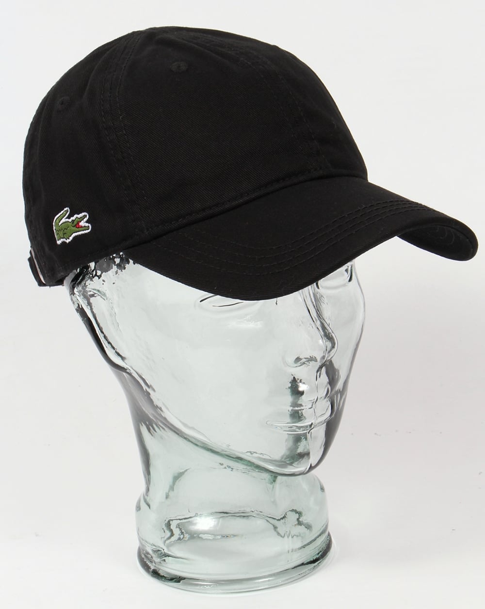 Lacoste Gabardine Baseball Cap Black