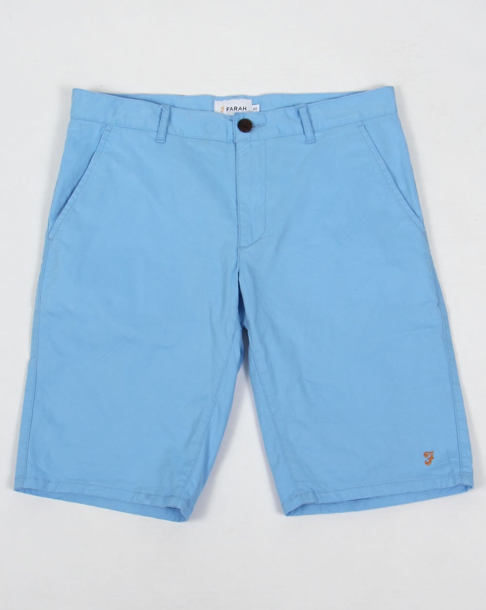 Farah Hawking Chino Shorts Bluebell