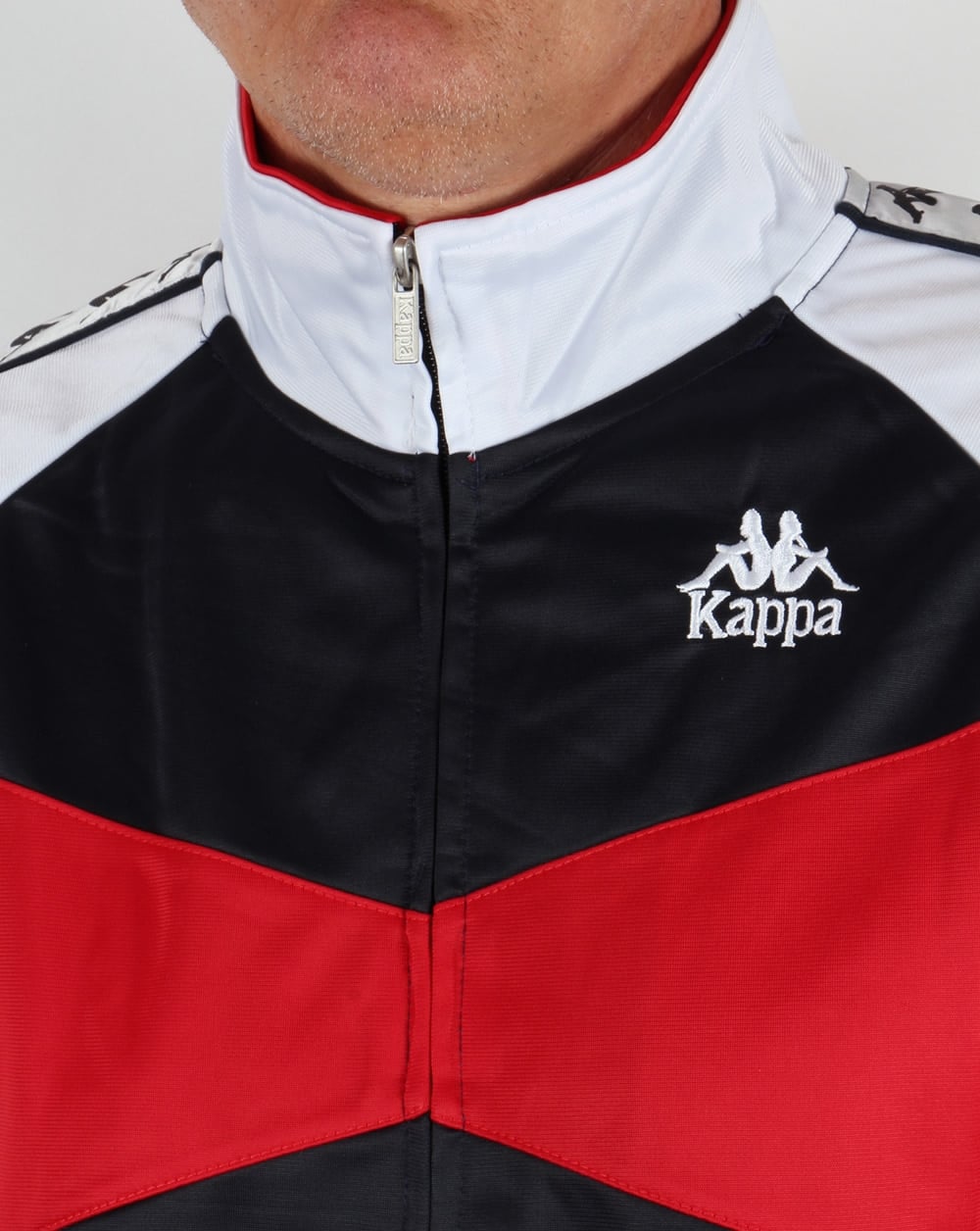 Robe Di Kappa Trafford Track Top Navy/Red/White