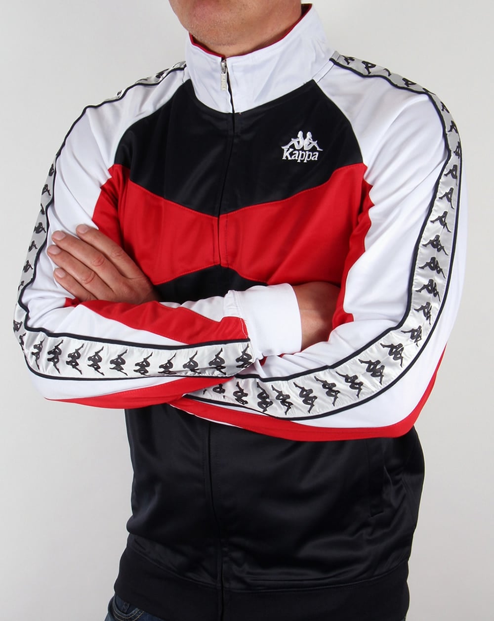 Robe Di Kappa Trafford Track Top Navy/Red/White