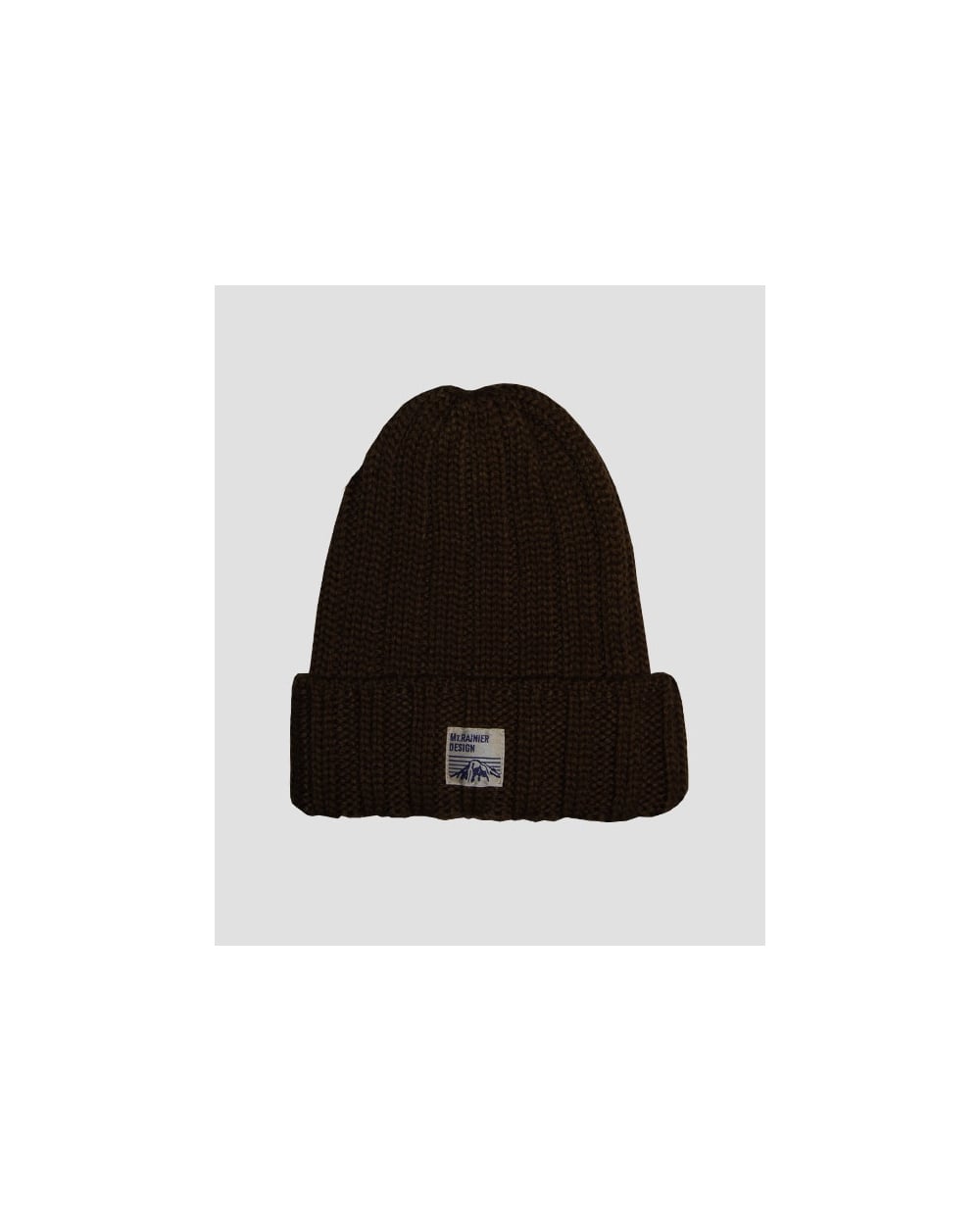 Mt Rainier Design Knit Beanie Olive Green