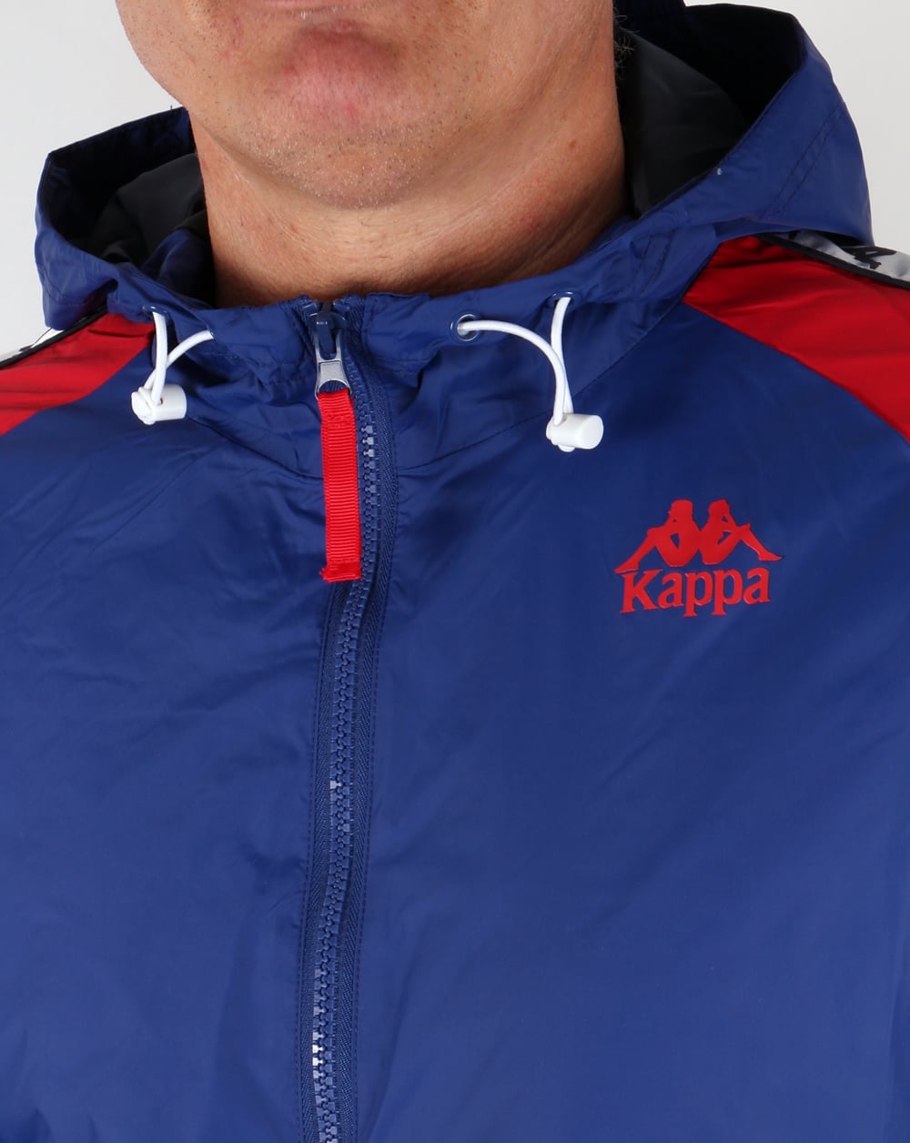 Robe Di Kappa Anfield Hooded Jacket Royal Blue/Red
