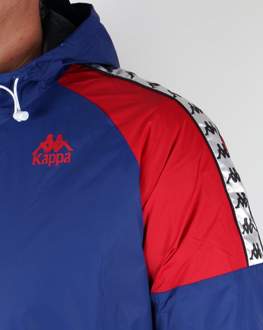 Robe Di Kappa Anfield Hooded Jacket Royal Blue/Red