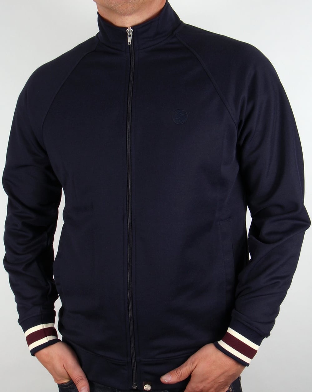 Pretty Green Forston Track Top Navy