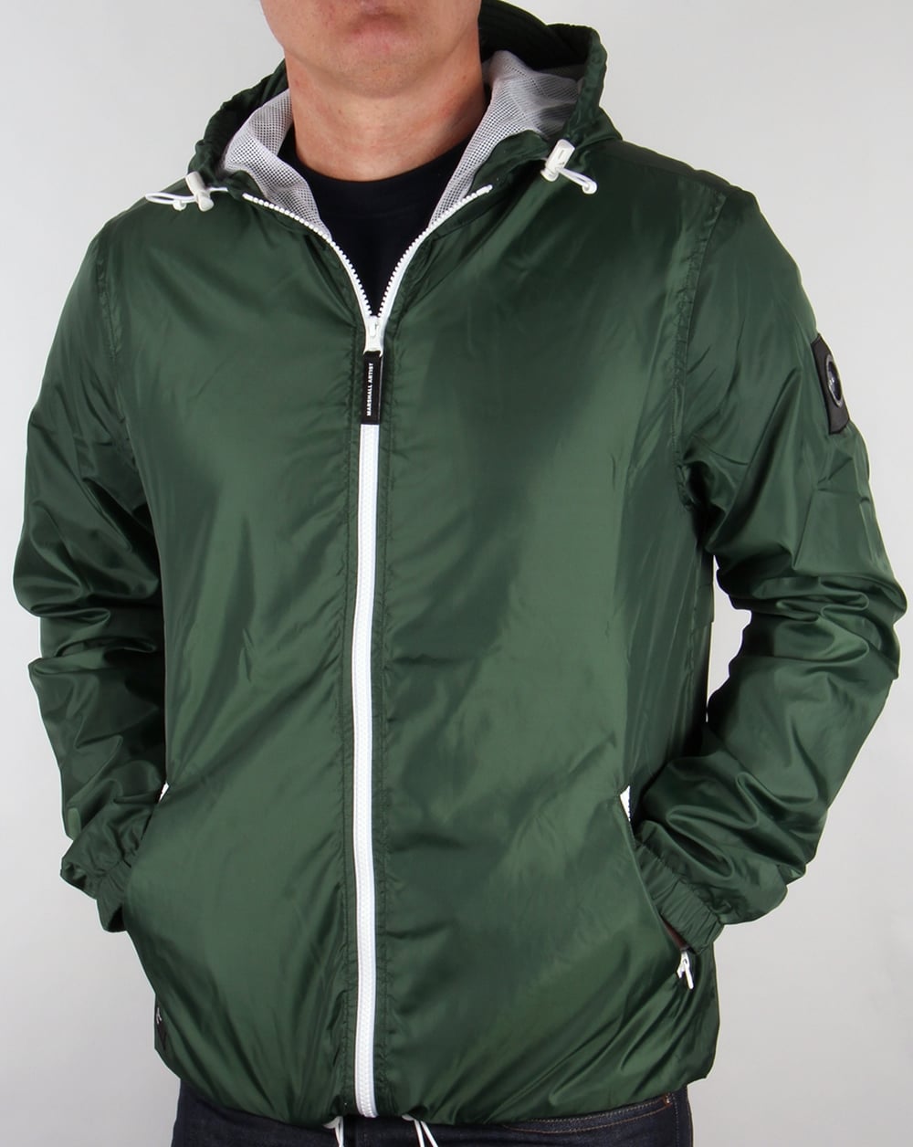 Marshall Artist Ripstop Light Shell Jacket Awaydays Green