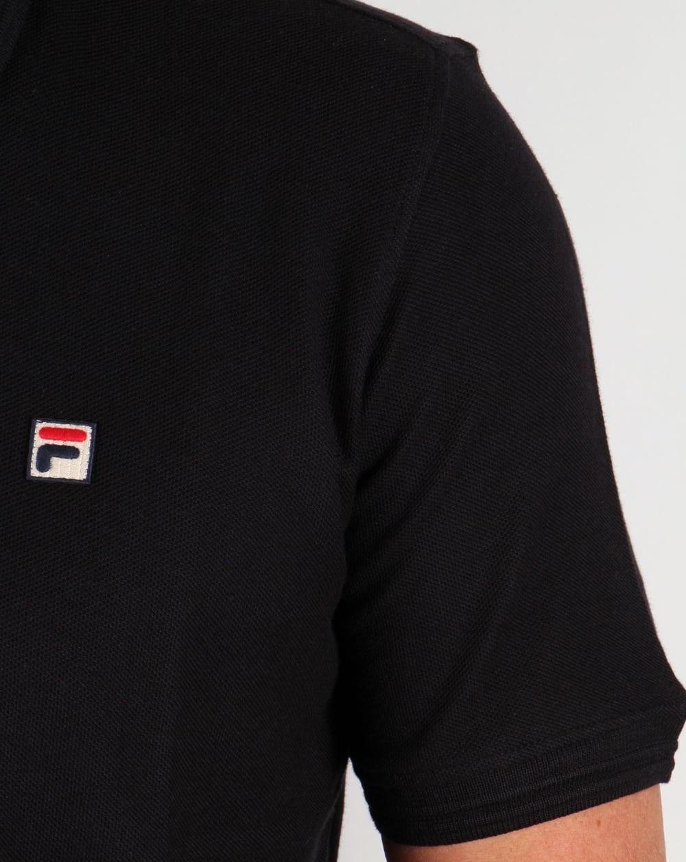 Fila Vintage Smarta Polo Shirt Black