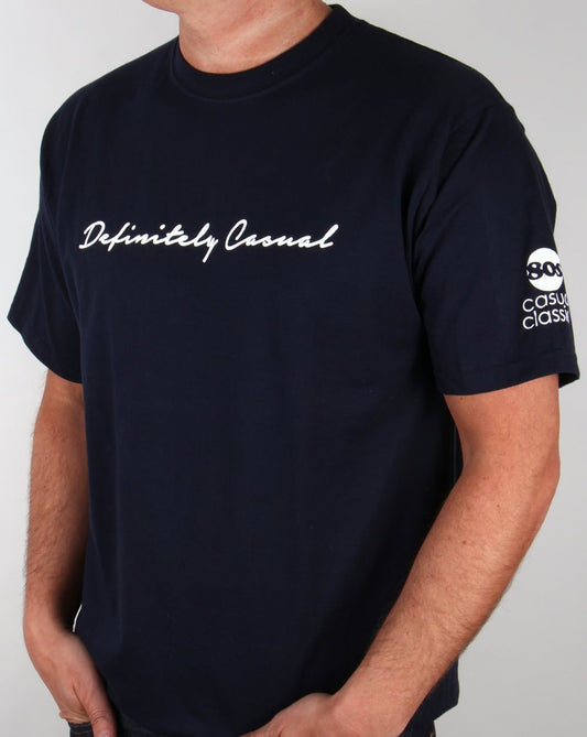80s Casual Classics Definitely Casual T-shirt Navy