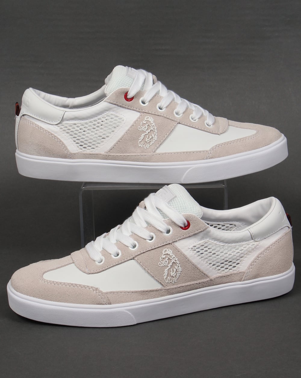 Luke Inaction Low Cut Trainers White