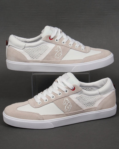 Luke Inaction Low Cut Trainers White