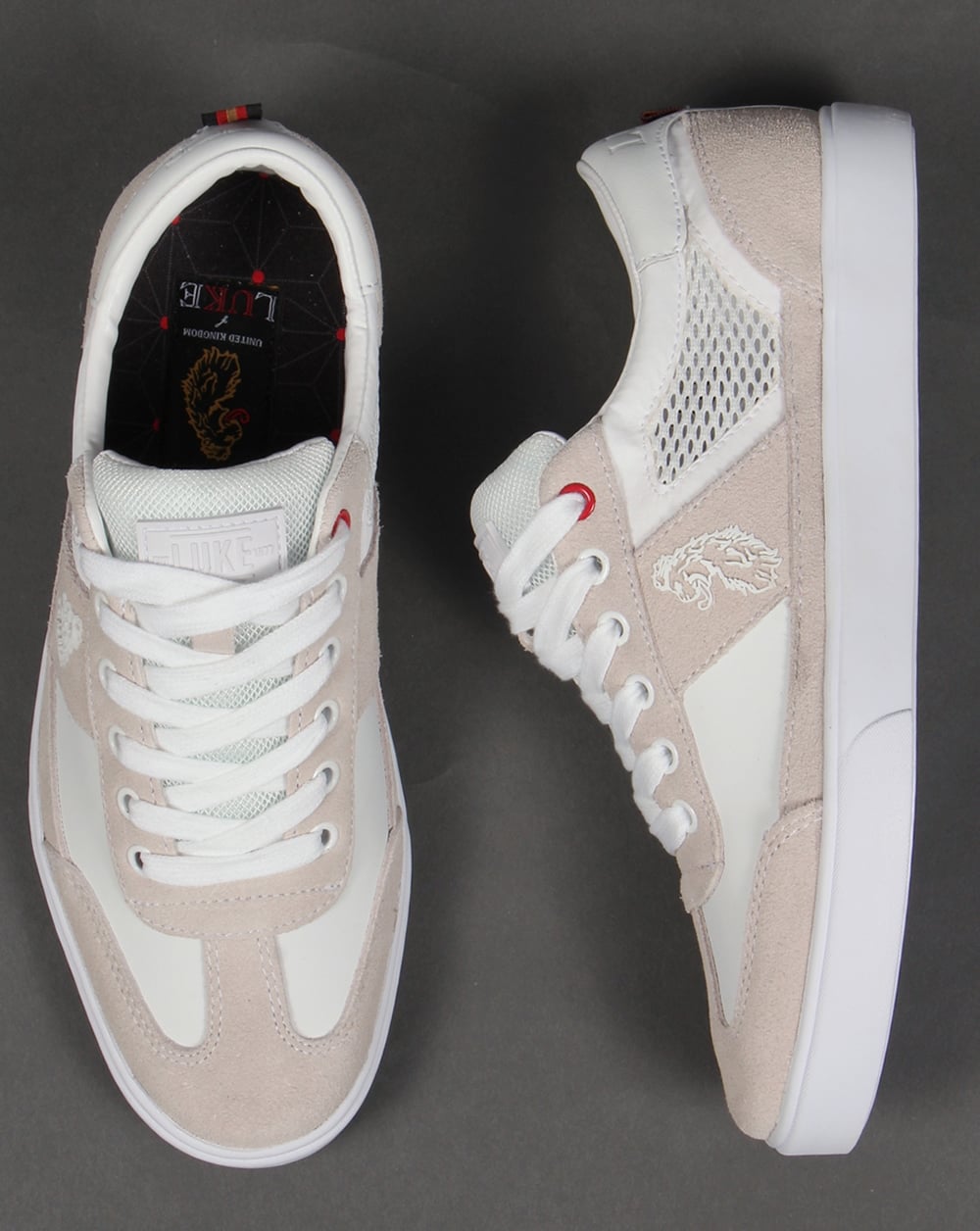 Luke Inaction Low Cut Trainers White