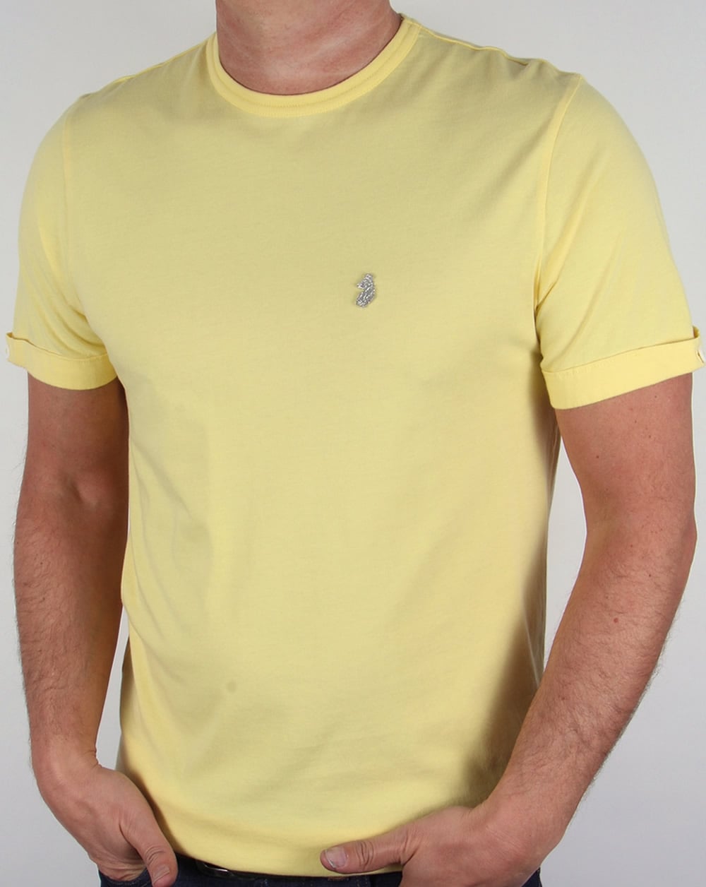 Luke Skinny Charmers T-shirt Powder Lemon