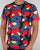 Luke Pollen Count Printed T-shirt Marina Navy
