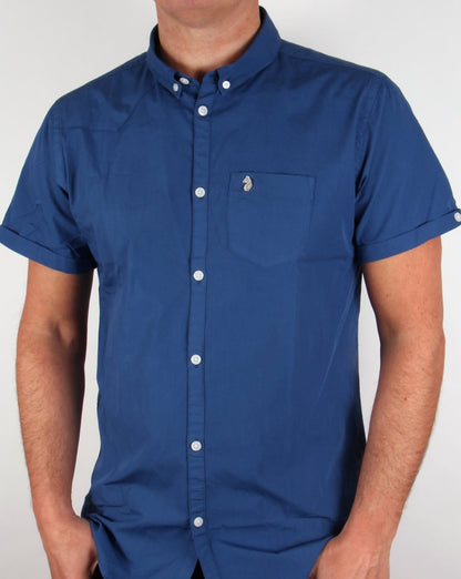 Luke Pueng Shirt Powder Petrol