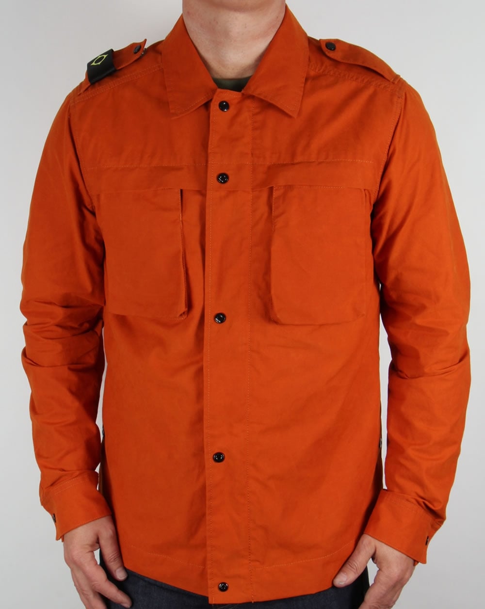 Ma.strum Clipper Cargo Overshirt Gold Flame