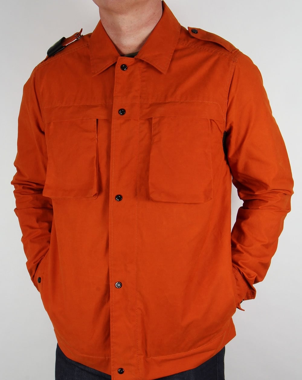 Ma.strum Clipper Cargo Overshirt Gold Flame