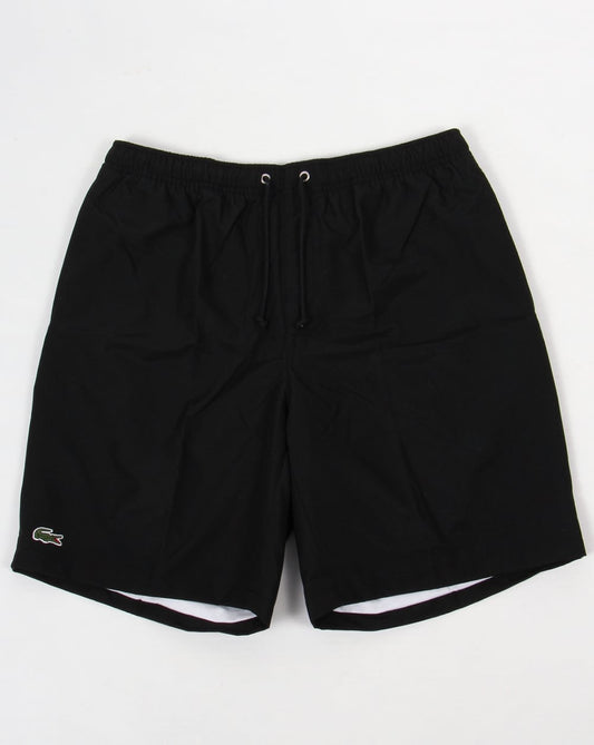 Lacoste Sport Diamond Drawstring Shorts Black