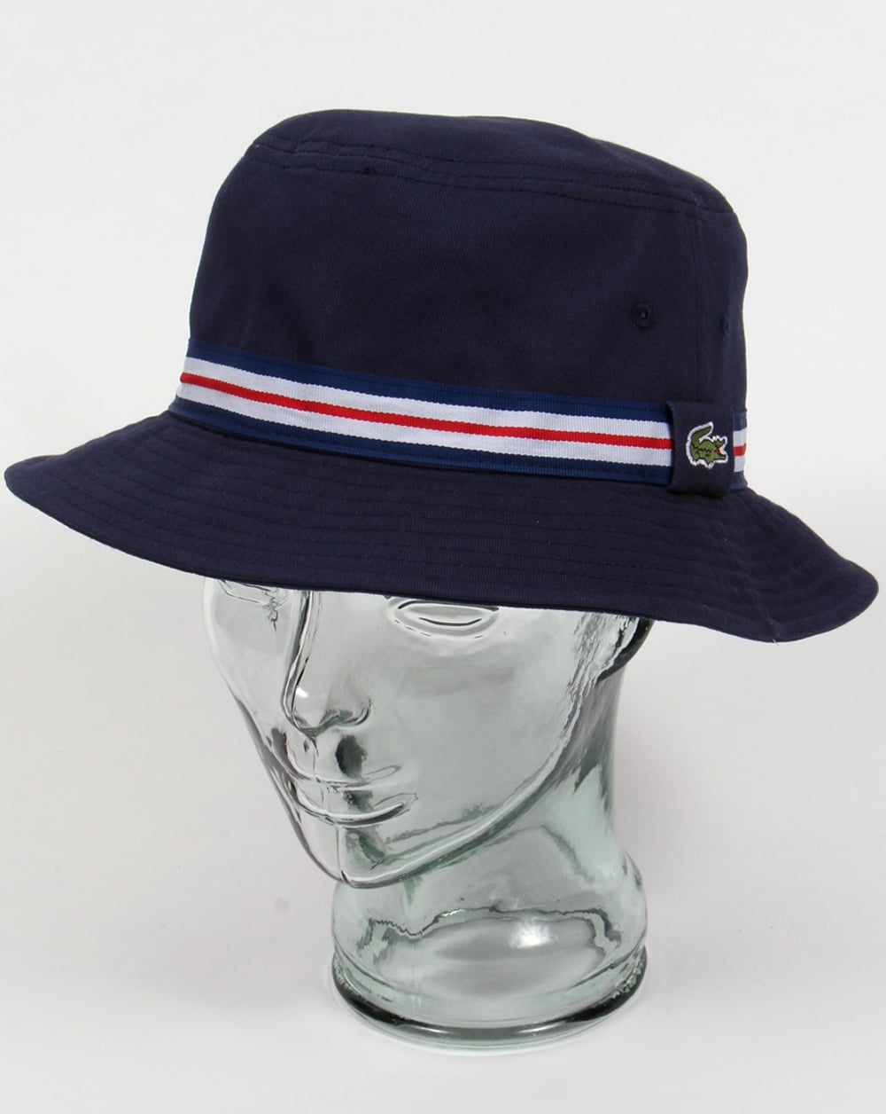 Lacoste Bucket Sun Hat Navy with trim