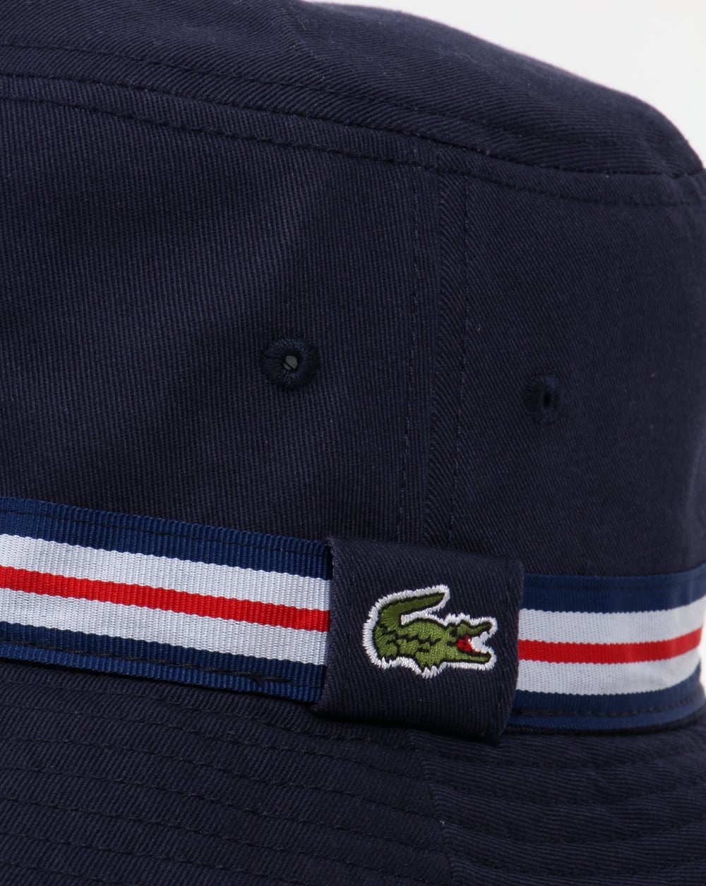 Lacoste Bucket Sun Hat Navy with trim