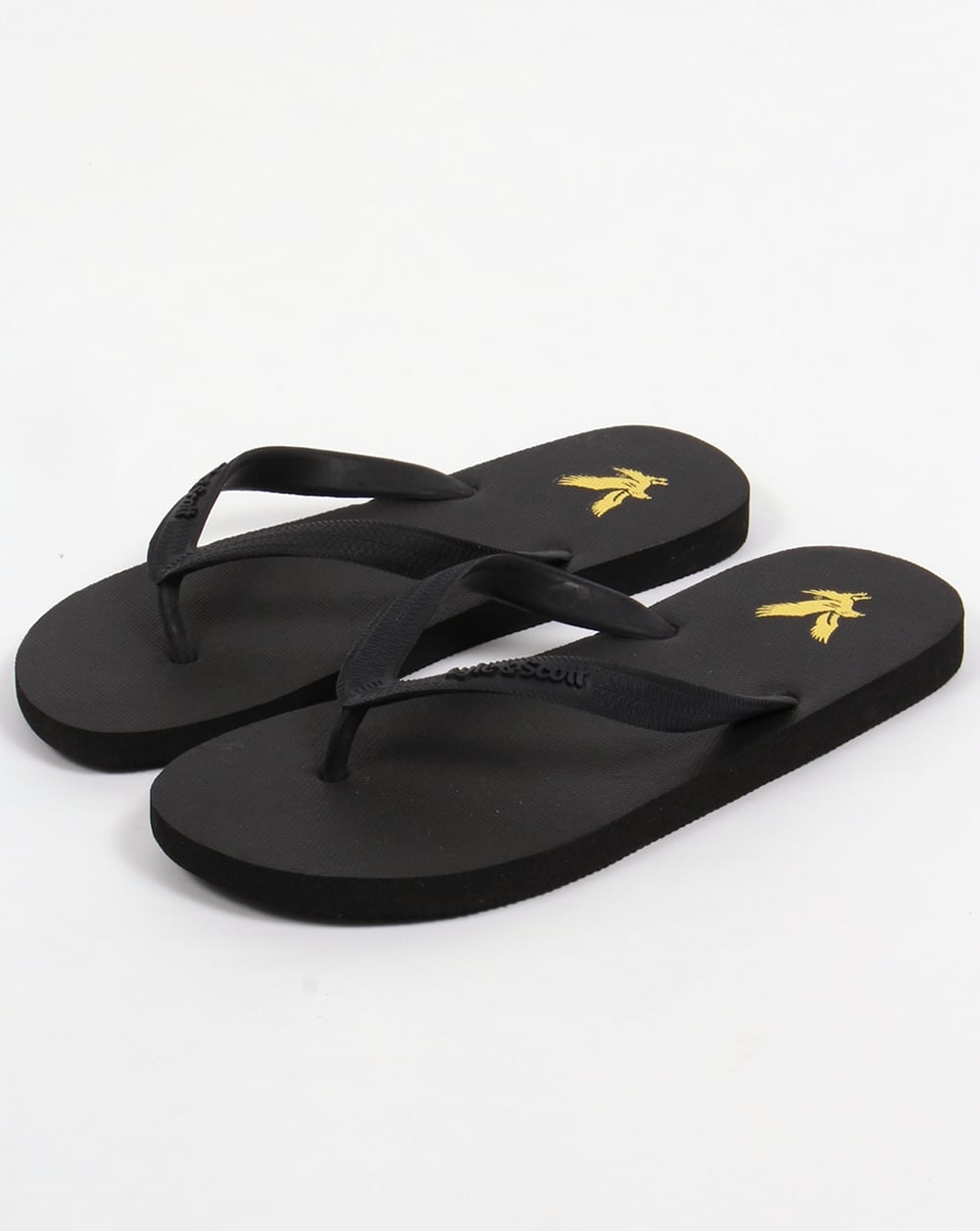 Lyle And Scott Brora Flip Flops Black