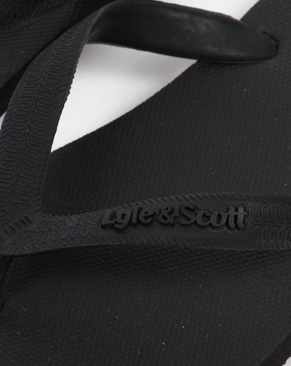 Lyle And Scott Brora Flip Flops Black