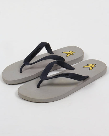 Lyle And Scott Brora Flip Flop Aluminium Grey