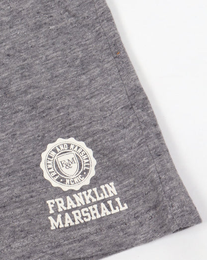 Franklin And Marshall Fleece Shorts Grey Marl