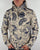 Pretty Green Wren Printed Jacket Navy/stone
