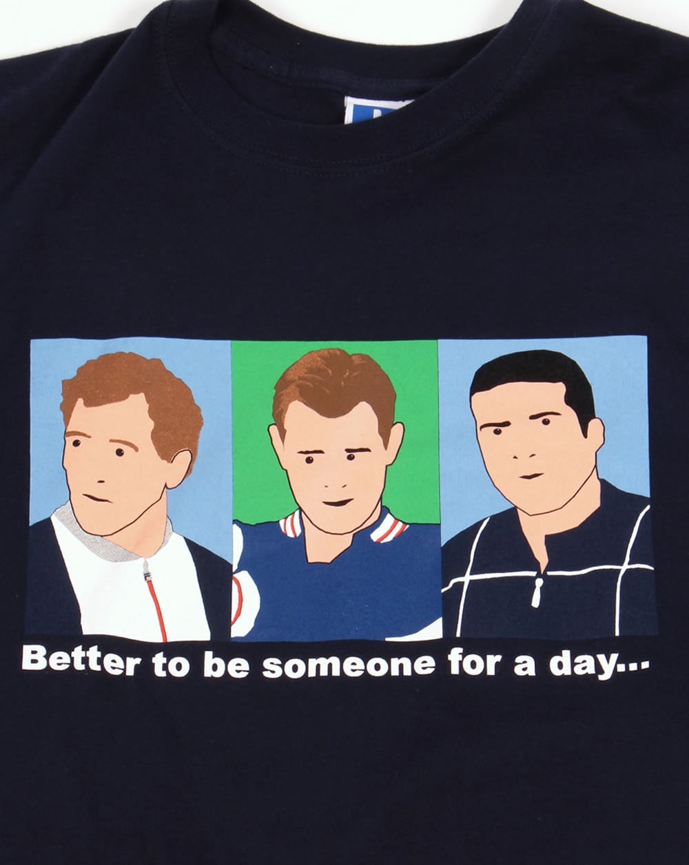 80s Casual Classics Business Trio T-shirt Navy Blue