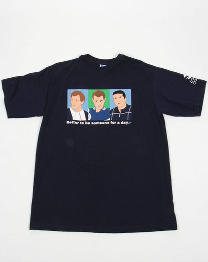 80s Casual Classics Business Trio T-shirt Navy Blue
