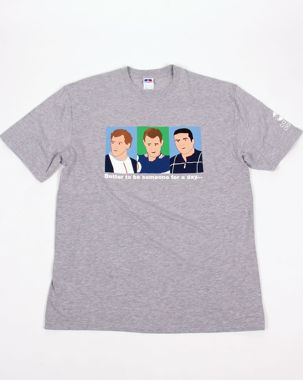 80s Casual Classics Business Trio T-shirt Grey Marl