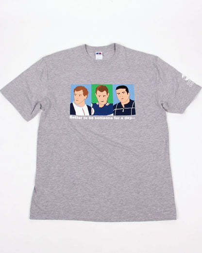 80s Casual Classics Business Trio T-shirt Grey Marl