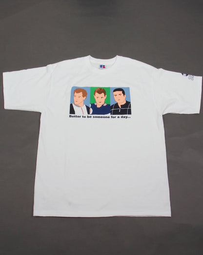 80s Casual Classics Business Trio T-shirt White