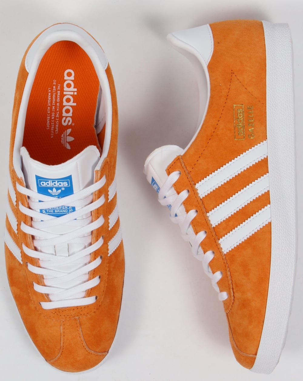 Adidas Gazelle OG Trainers Bright Orange/White