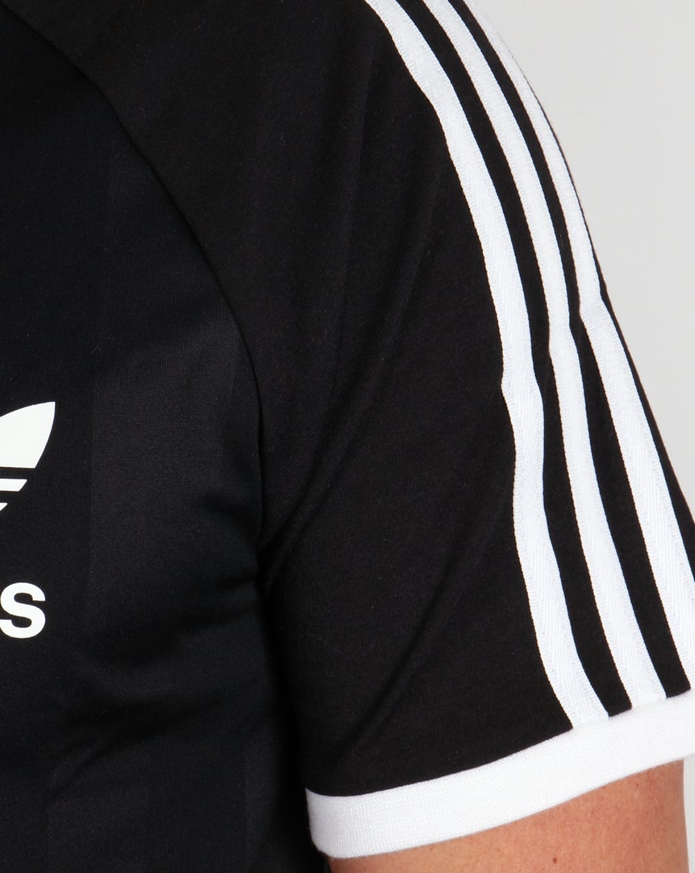 Adidas Old Skool 3 stripe T-Shirt Black