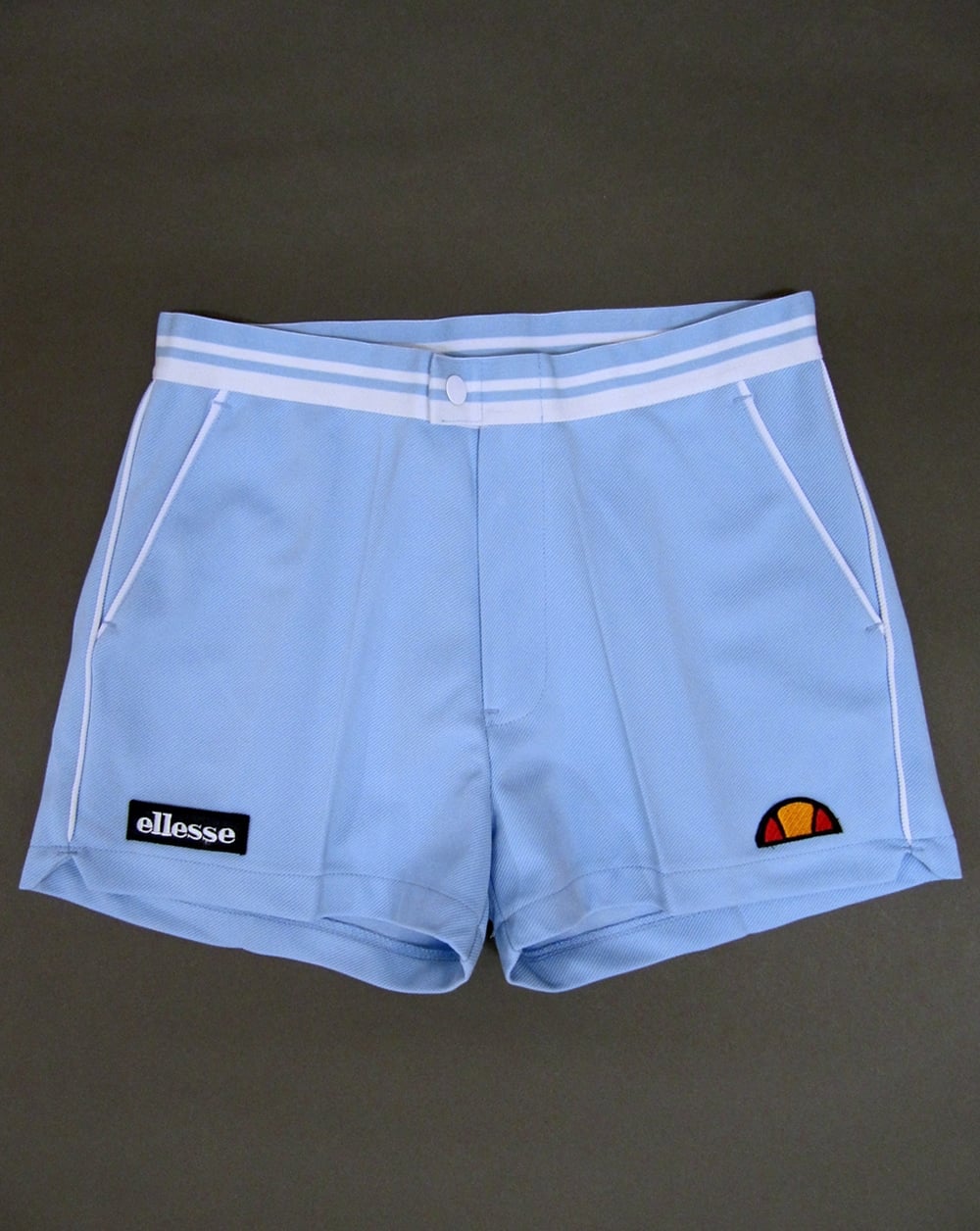 Ellesse 80s Tennis Shorts Sky Blue