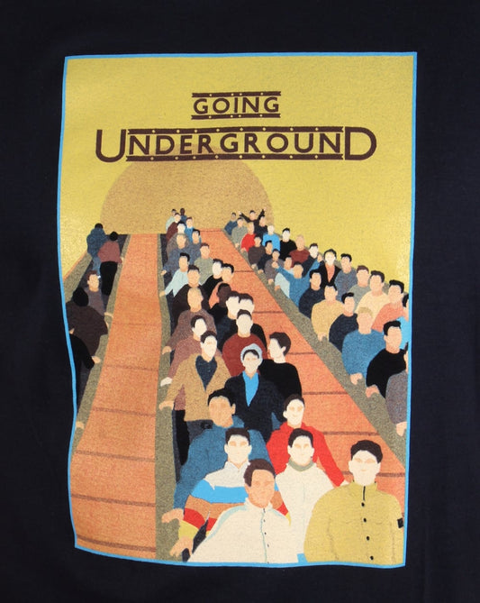 80s Casuals 80s Casuals Going Underground T-shirt Dark Navy