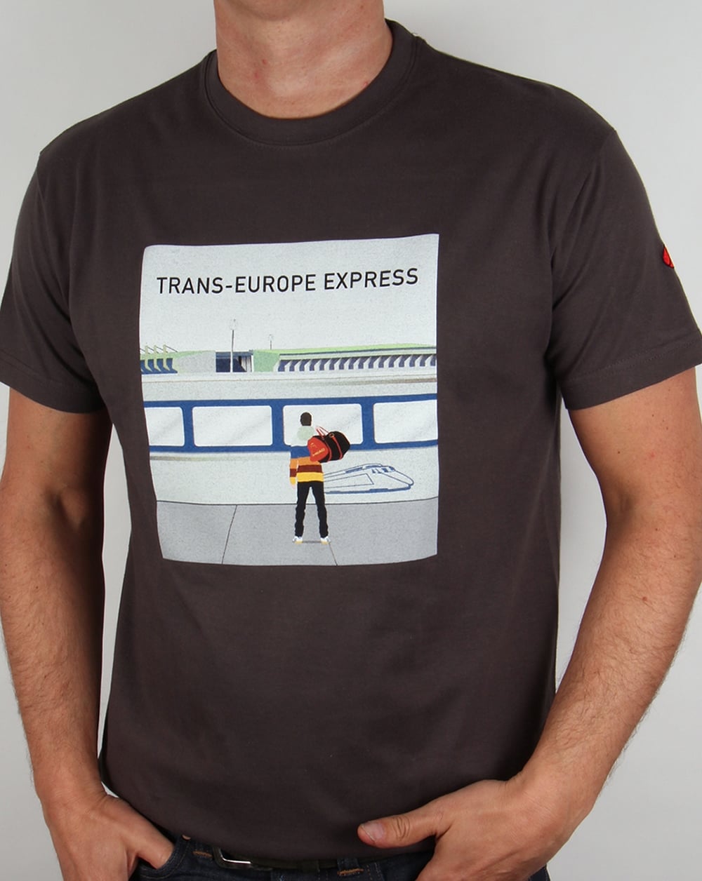 80s Casuals Trans Europe Express T-shirt Dark Grey