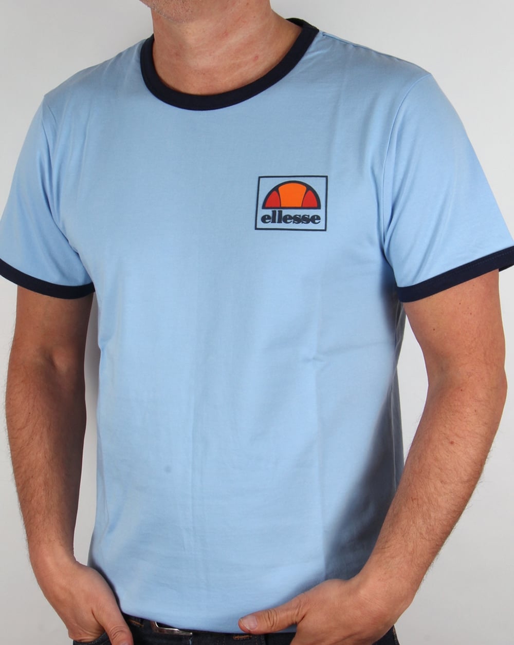 Ellesse New Ringer T-shirt Sky Blue